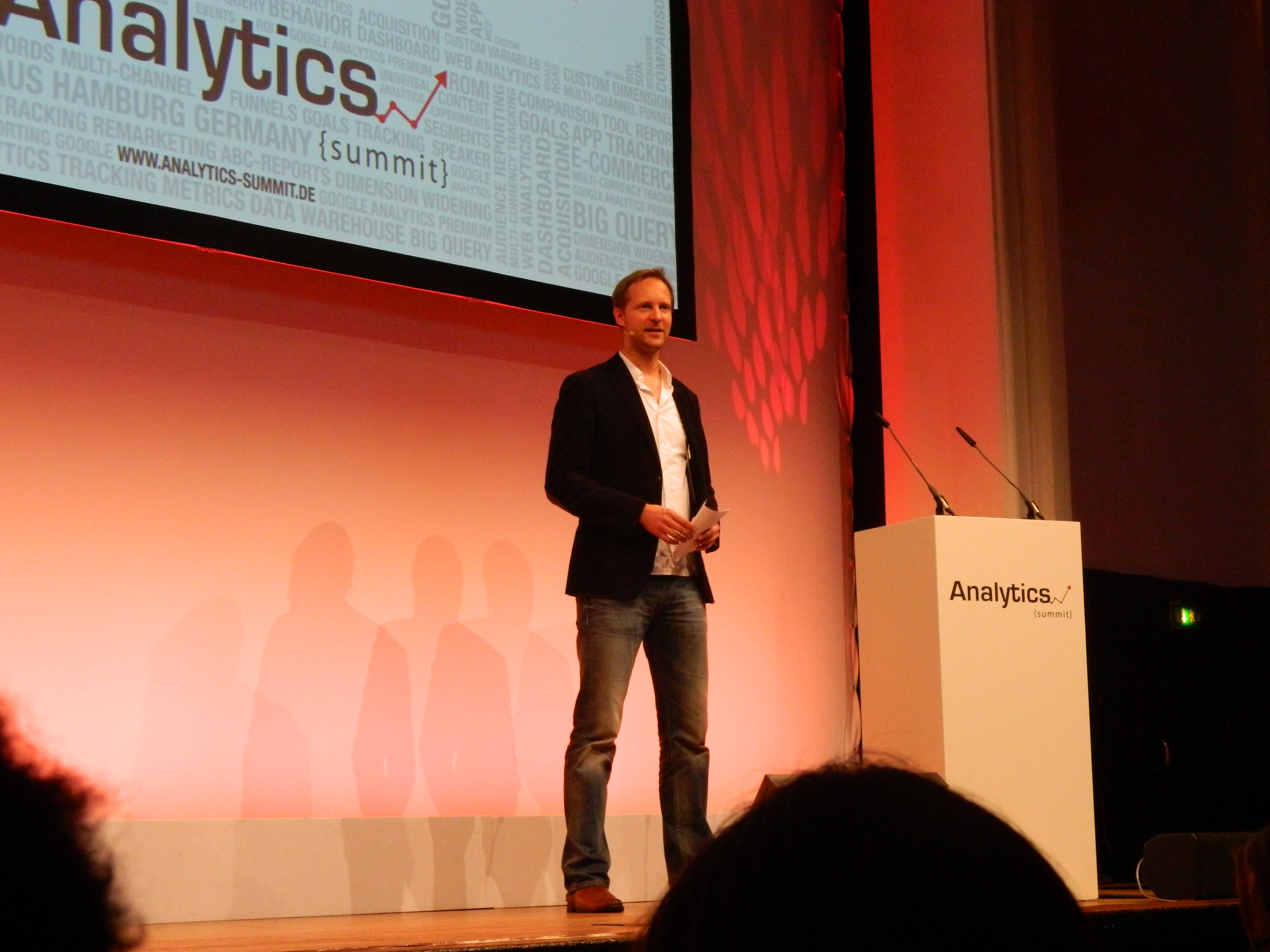 Timo Aden bei der Eröffnung des Analytics Summit 2013